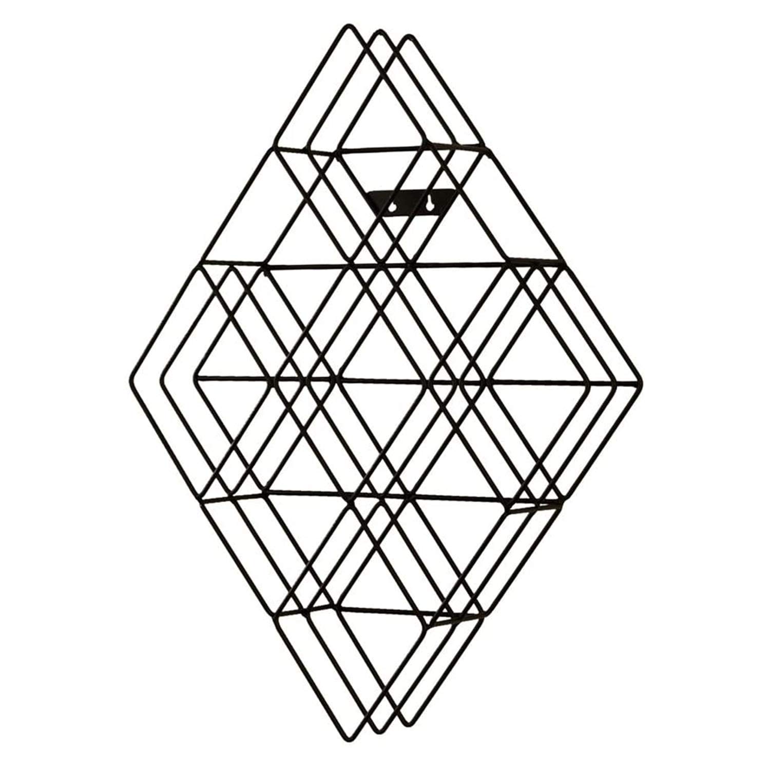 SEI Furniture MS0168 Steel Wall Mount CD Rack, Black