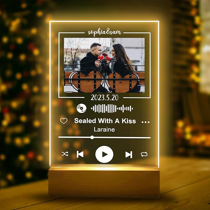 Custom Spotify Plaque Personalized Acrylic Song with