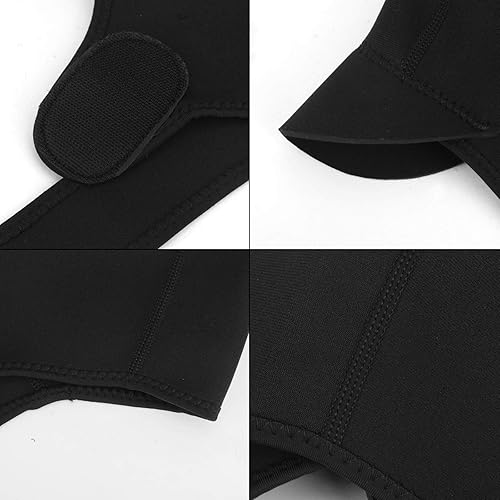 Miniatura 4 de Gorro de neopreno ajustable para practicar surf, buceo, kayak, rafting, canoa, snorkel, gorro de natación, 0.079in, con correa para la barbilla,