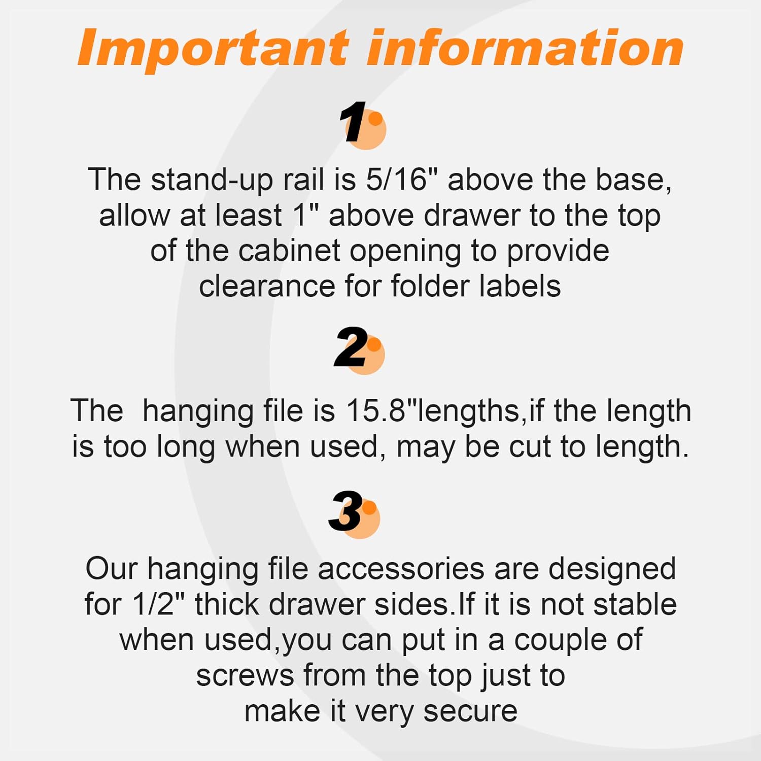 Buy 34 Pieces Hanging File Rail and Clip Set 30 Black Hanging File