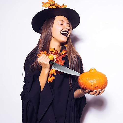 Miniatura 4 de Skeleteen Cuchillo de cocina para disfraz, de aspecto realista, de 12 pulgadas, juego de utensilios de cocina, accesorios para accesorios y escenas,