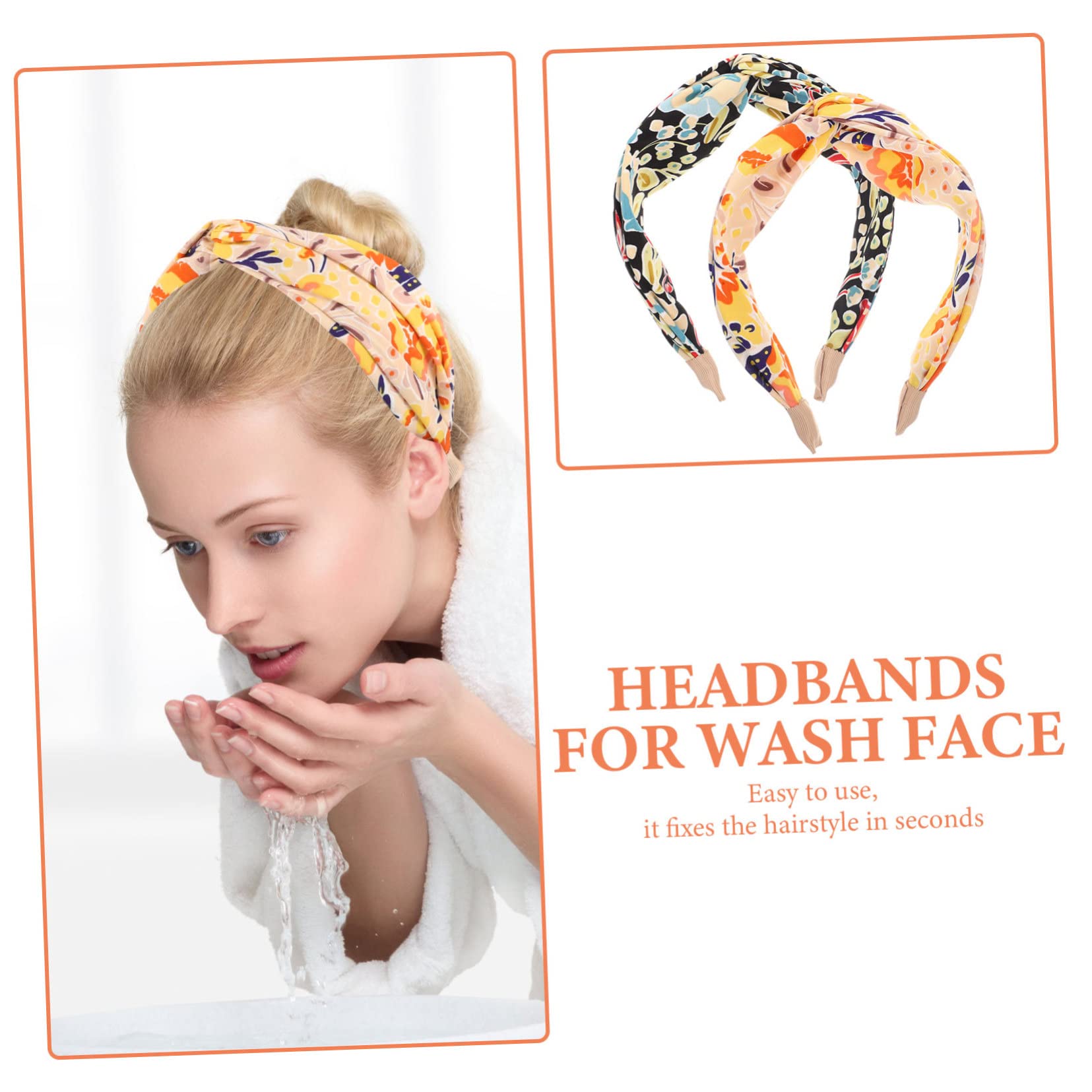 Housoutil 10pezzi Fasce Decorative Per Femminili Eleganti Fasce Incrociate Chiffon Per Ragazze Accessori Per Trucco e Acconciature Regali Per Compleanno e Occasioni Speciali