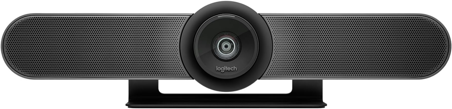 Logitech MeetUp Video Conferencing System, Ultra HD 4K/1080p/720p, 3 Microphones/Adjustable Speakers, Wide Field of View 120°, PC/Mac/Laptop/MacBook/Tablet - Black, 4K