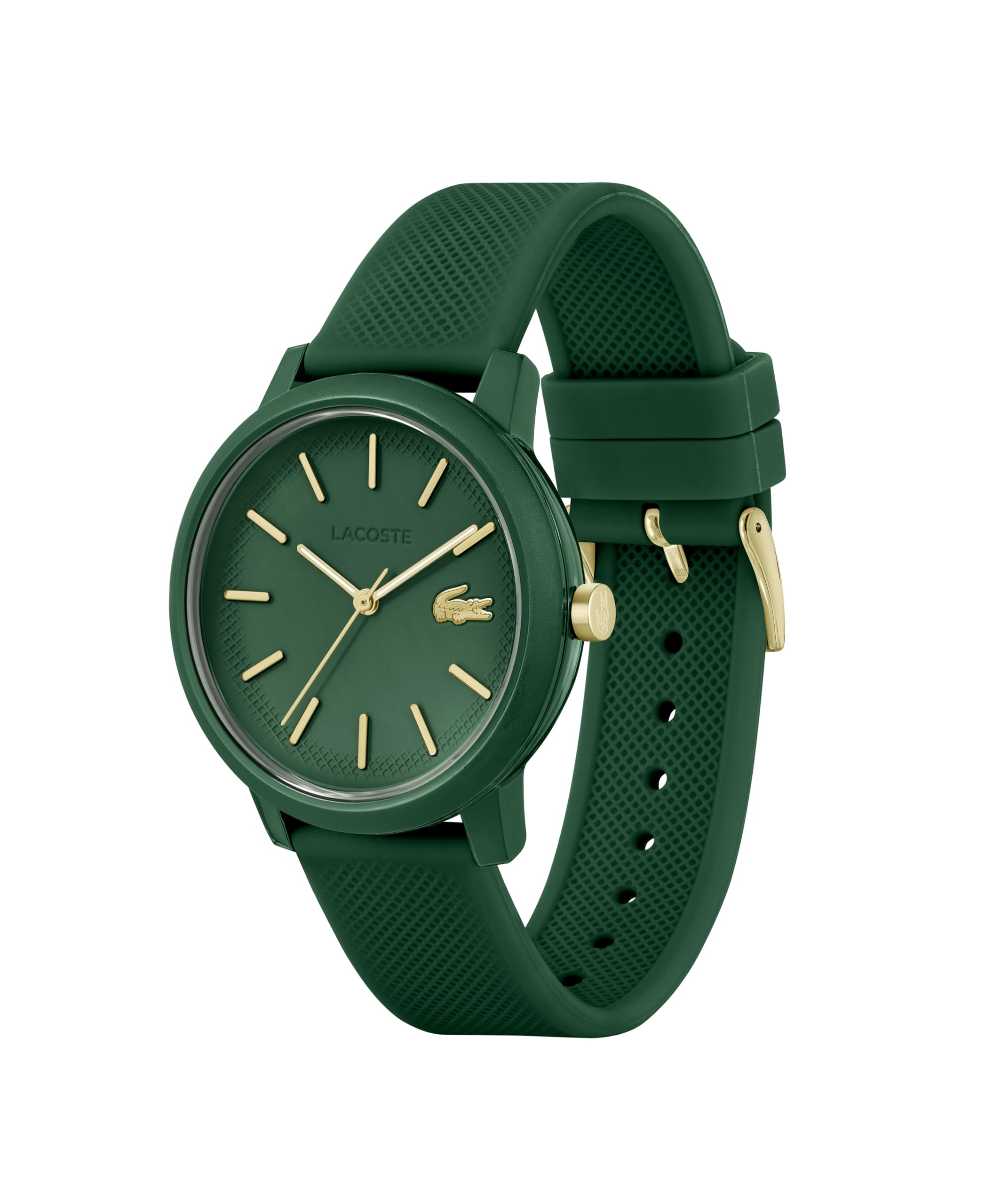 Lacoste. 12.12 Men's Quartz Watch - 3 Hand Analog - Silicone Strap - Sporty Timepiece - Gift for Him - 42mm