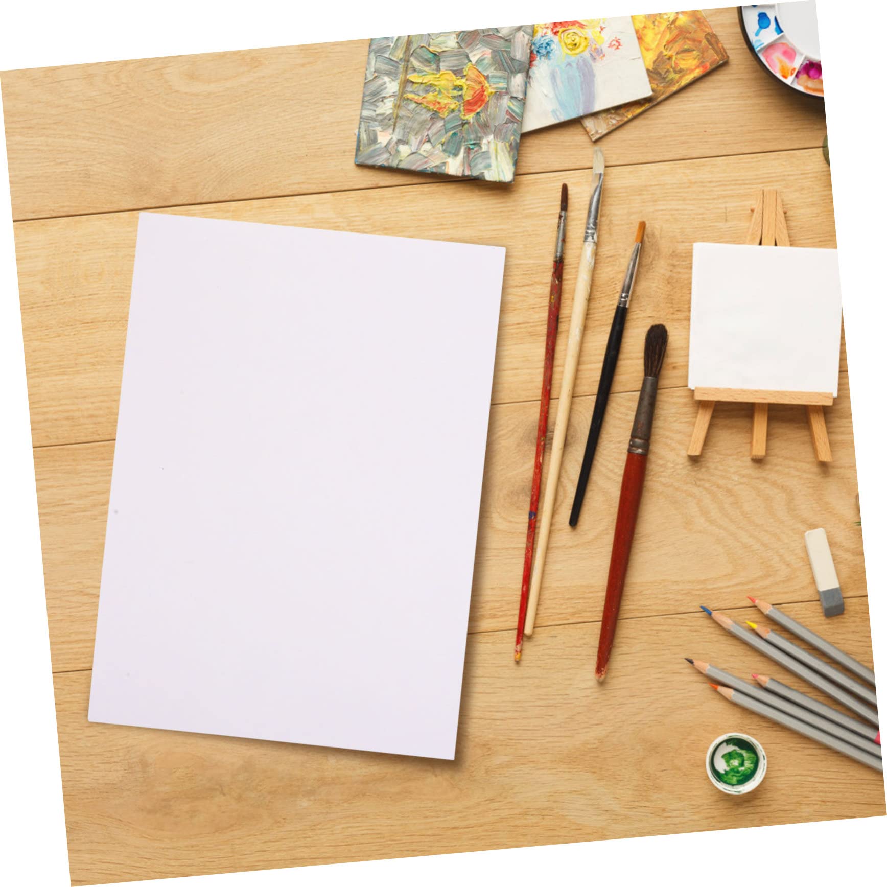 100feuilles Papier Autocollant Imprimable Étiquettes Imprimables Autocollantes Papier Adhésif Pour Projet Artistique