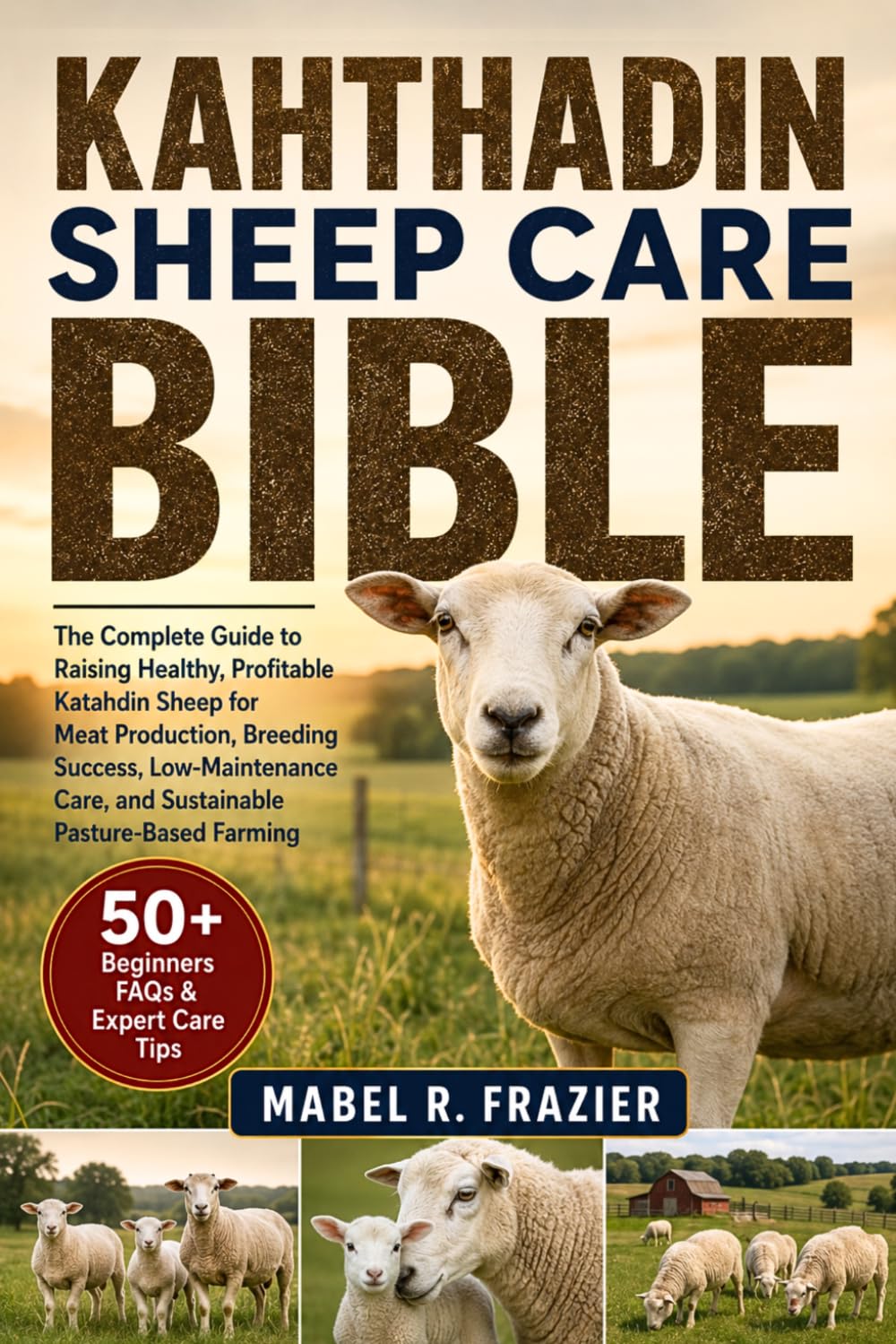 KAHTHADIN SHEEP CARE BIBLE: The Complete Guide to Raising Healthy, Profitable Katahdin Sheep for Meat Production, Breeding Success, Low-Maintenance Care, and Sustainable Pasture-Based Farming