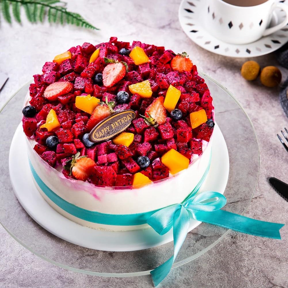 33 Dischi Acrilici Trasparenti 6.5x6.5 Cm - Con Foro Per DIY E Decorazioni