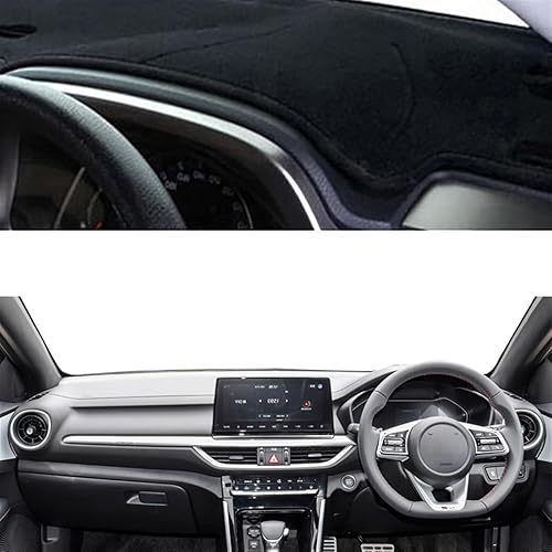UNKOMN Cubierta interior del salpicadero del coche para Kias K3 Cerato 2019-2022 LHD RHD alfombra alfombra parasol alfombra anti-UV 2021 2020 (color disponible en Yaxa Peru