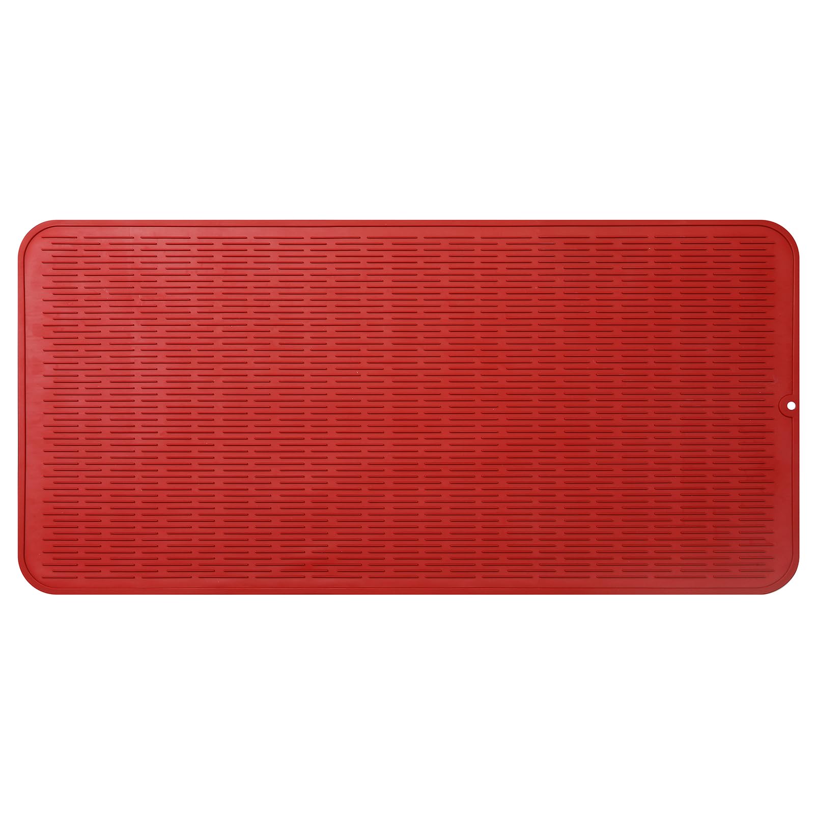 Tapis d'égouttoir à vaisselle silicone anti-humidité pour comptoir cuisine