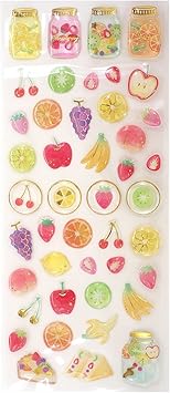 Amazon Co Jp デコシール ドロップ シール フルーツ アクティブコーポレーション デコレーション かわいい グッズ 通販 文房具 オフィス用品