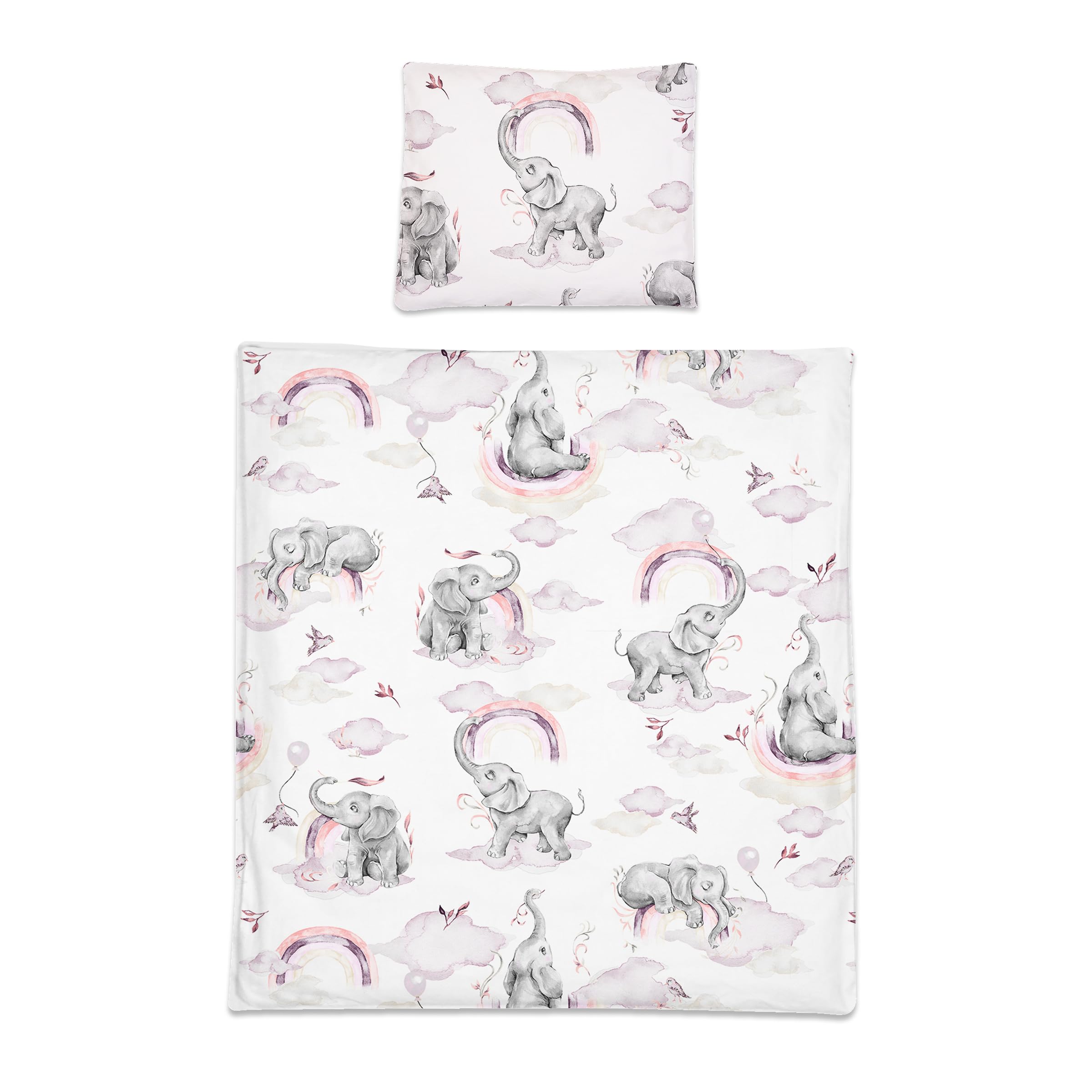 Baby Comfort 2 Piece Baby Kids Bedding Set 80x70cm Duvet Cover Pillowcase New
