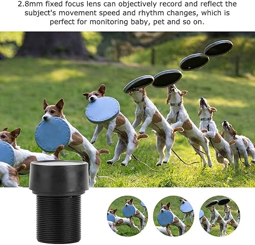 Miniatura 3 de Sonew Lente de cámara de seguridad, CCTV 0.110 in 3MP HD lente de tablero de 115 grados Ángel lente de cámara de seguridad accesorios de reemplazo