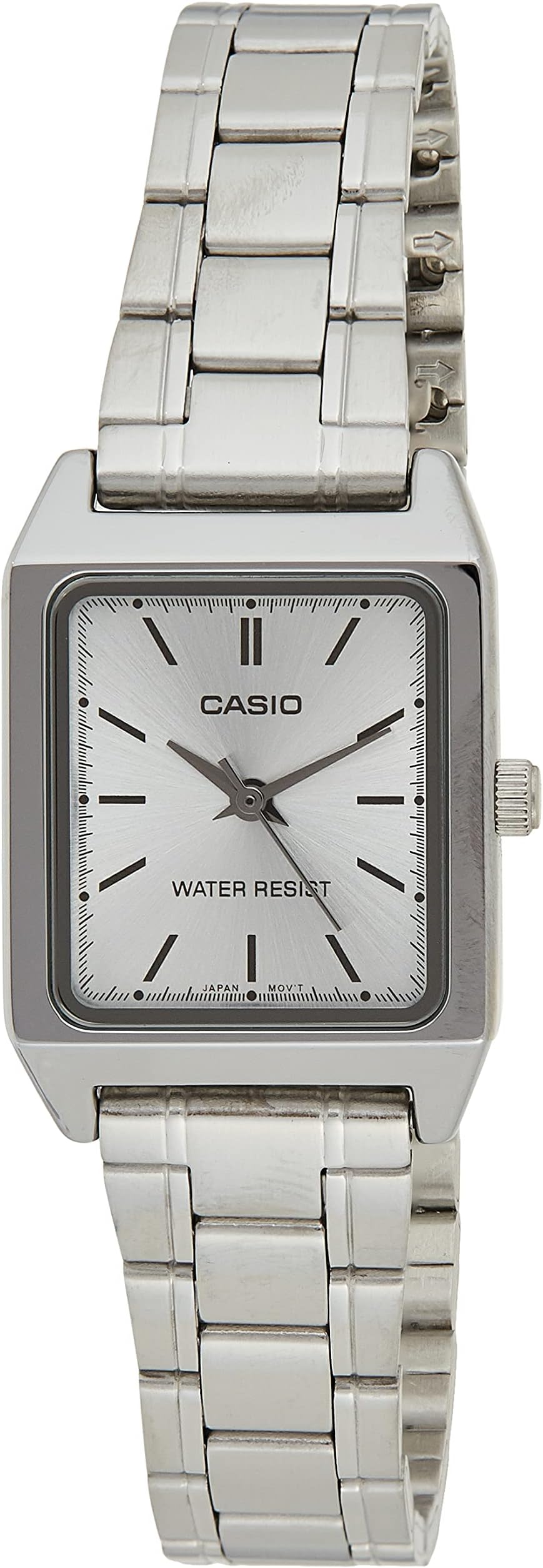 Women's Watch - LTP-V007D-7EUDF White Dial, Silver Band