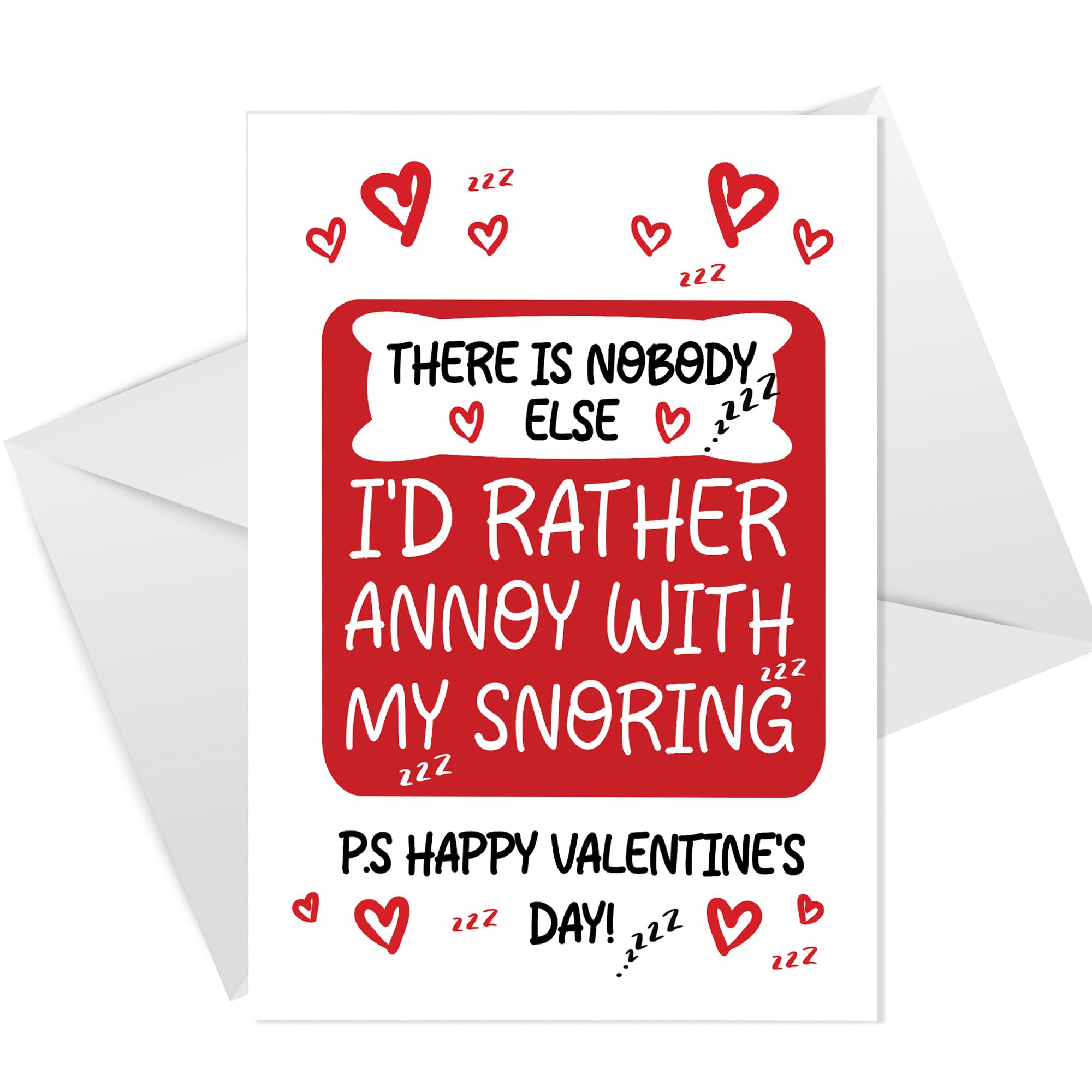 RED OCEAN Funny Valentines Day Card For Husband Boyfriend Girlfriend Wife Perfect Valentines Cards For Her Him Joke Valentines Day Cards Greetings Card With Envelope