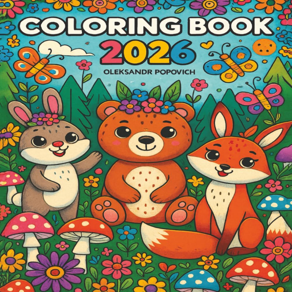 Coloring book 2026: A Fun and Creative Journey for Young Artists!
