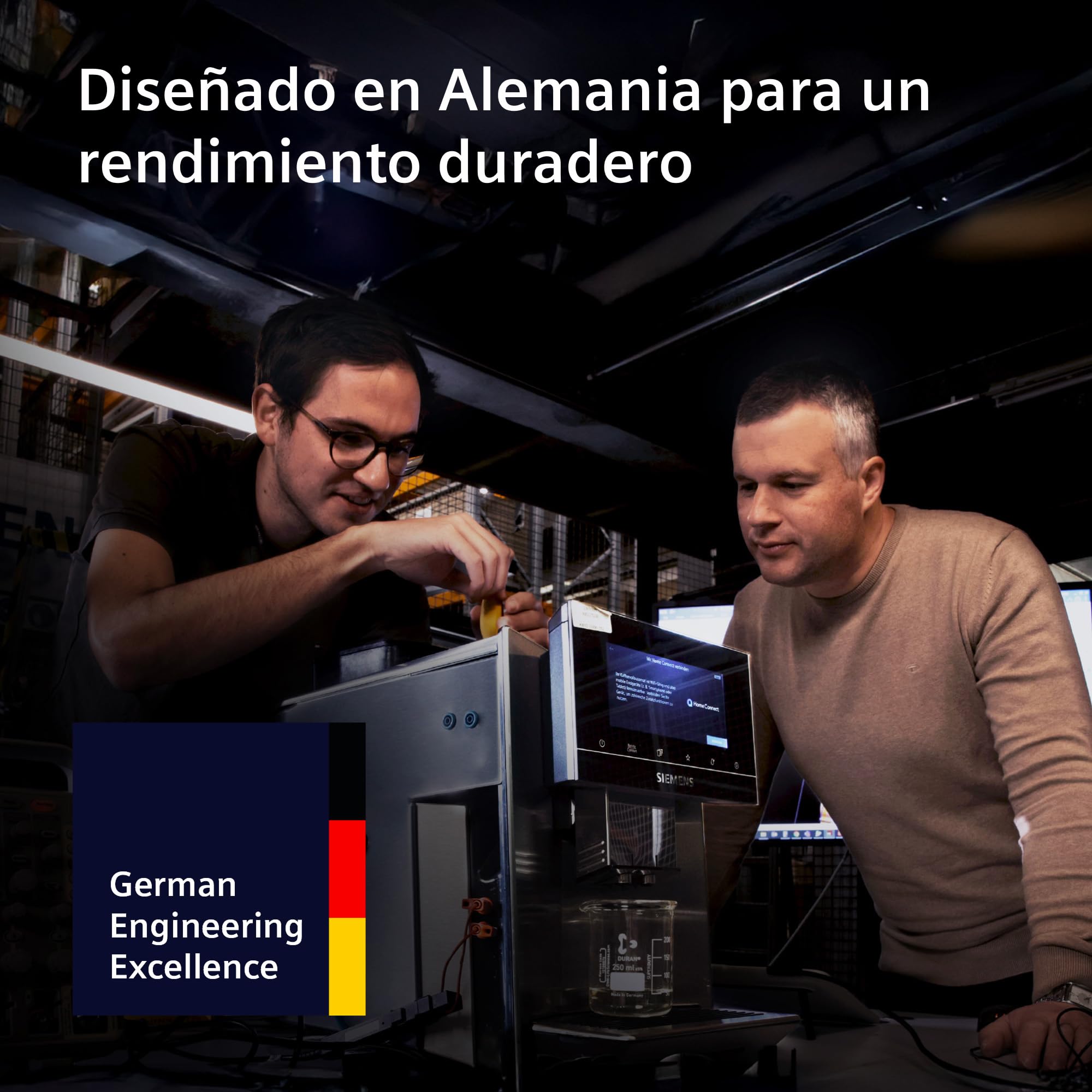 SIEMENS, Cafetera Superautomática, EQ700 iAroma, pantalla táctil, Cold Brew y Slow Brew, App Home Connect, morning haze, TP725E01