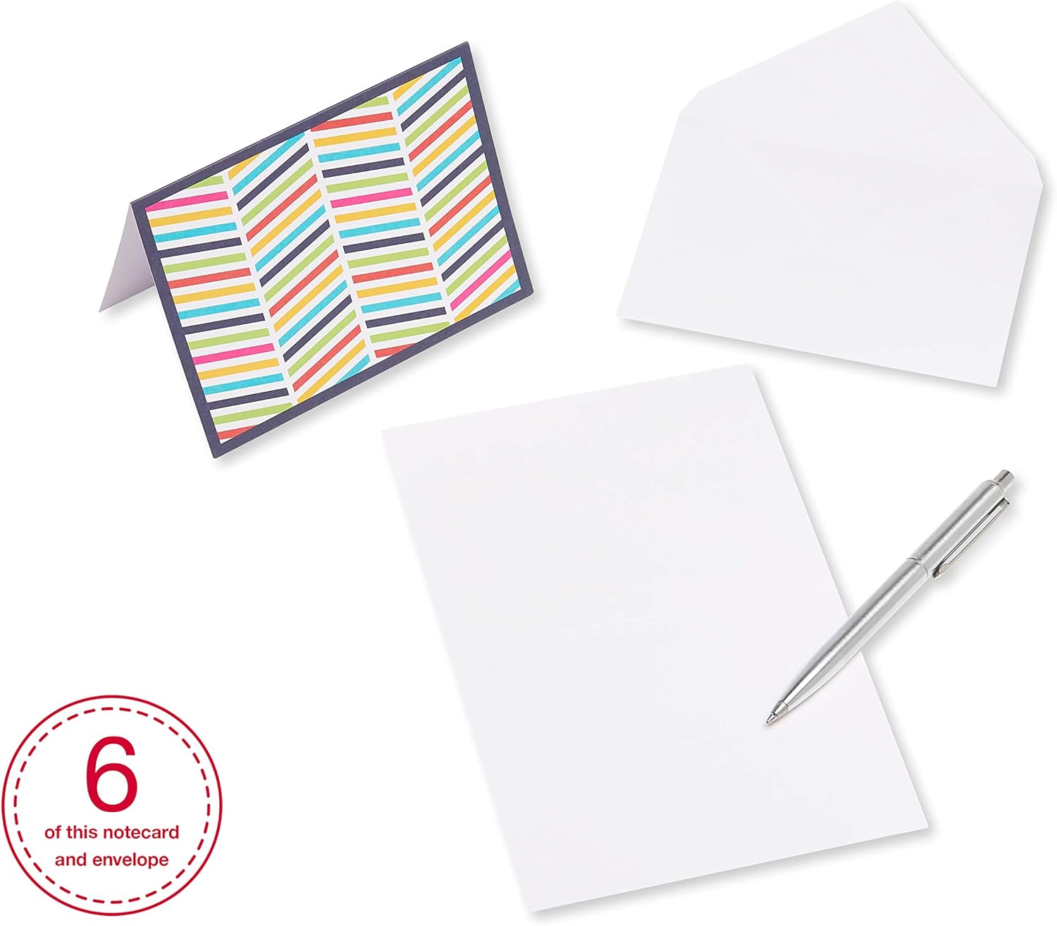 American Greetings Blank Cards with Envelopes, Bright Patterns (30-Count) : Office Products