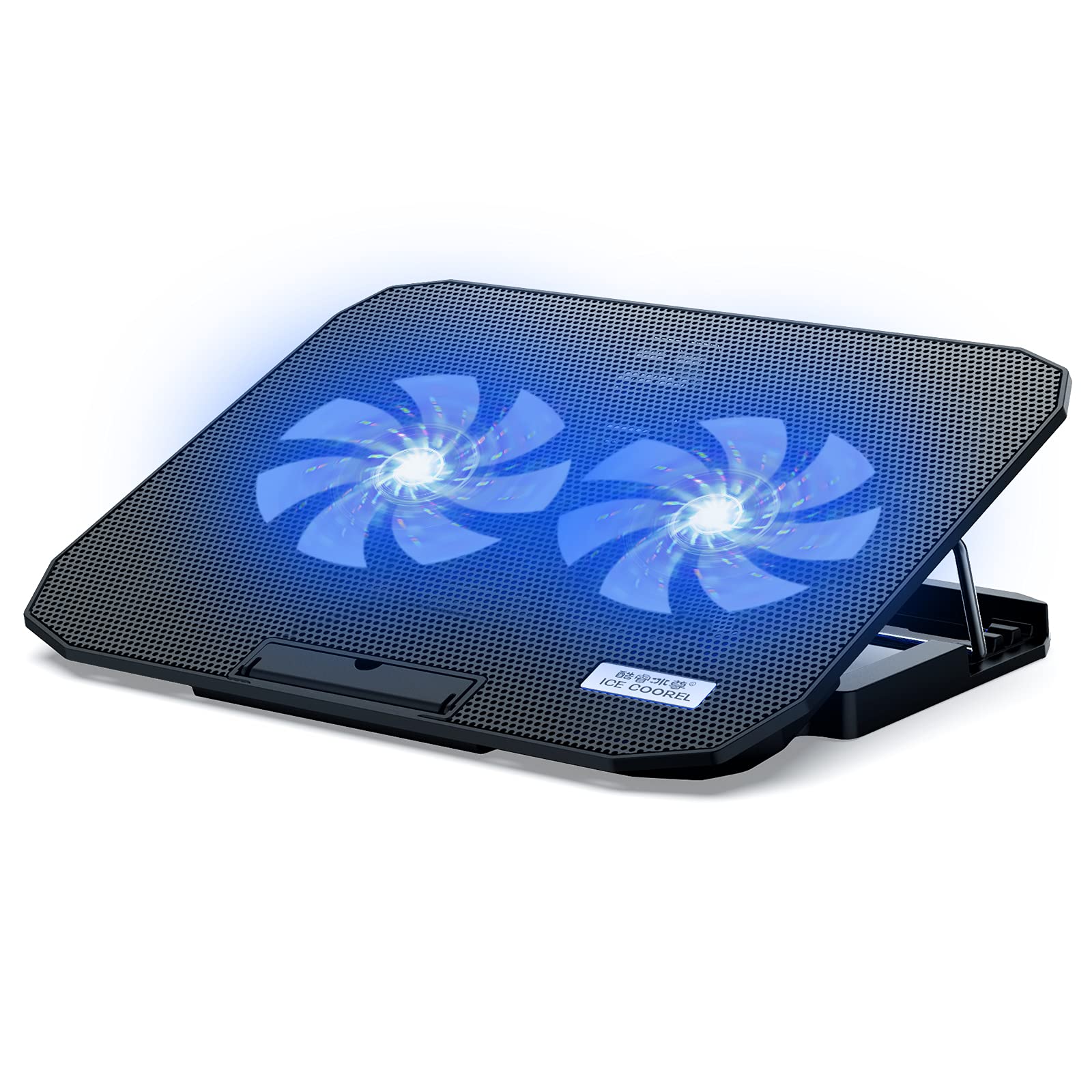 ICE COOREL Ultra Slim Laptop Cooling Pad for 1015.6 Inch Laptops