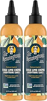 Everything Sauce Chile Lime Crema Dressing Dip and Drizzle Keto Diet & Paleo Diet Certified Dairy Free Gluten Free Non- GMO Project Verified Shelf-Stable 8.3 oz (Pack of 2)