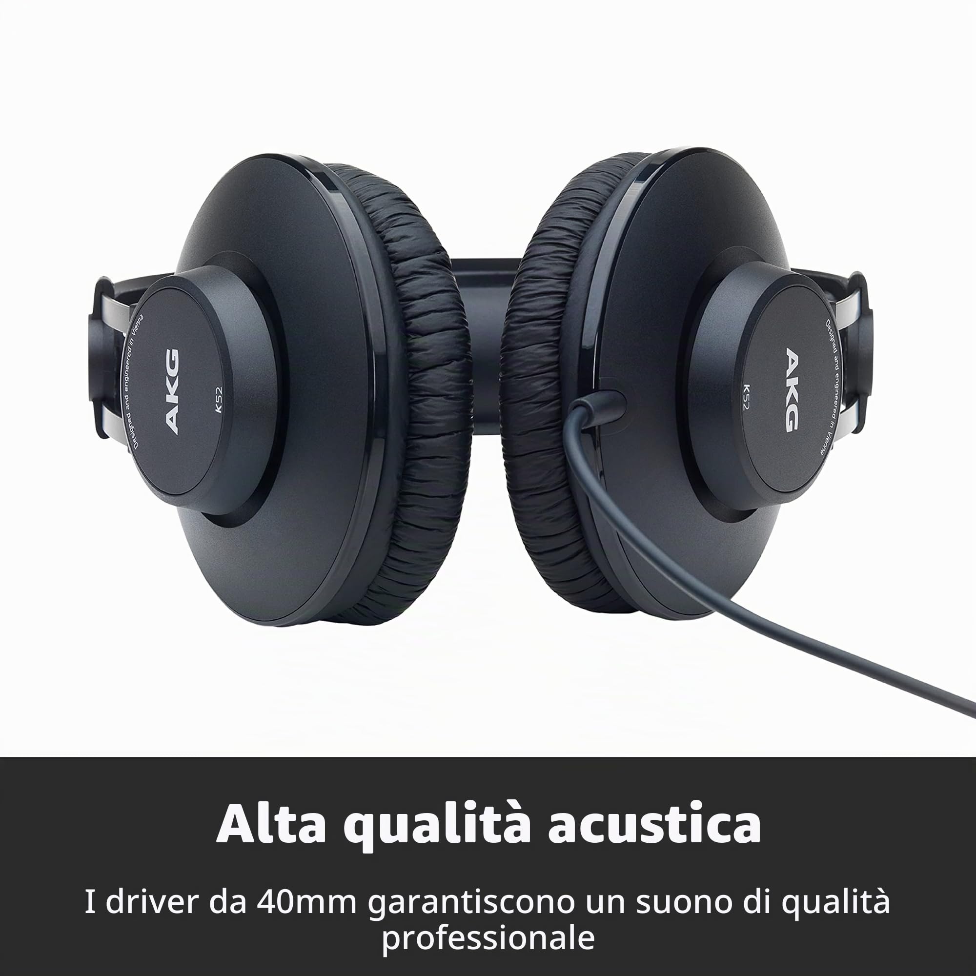 M-Audio M-Track Duo — Interfaccia audio Scheda audio Esterna USB per registrazione, streaming, podcasting con ingressi XLR, Line e DI e software & AKG K52 Closed Back Cuffie, Nero