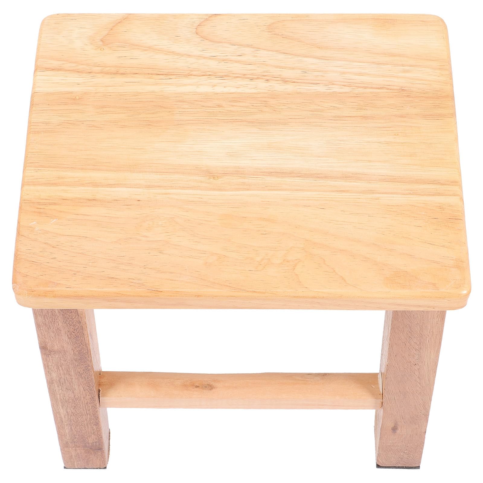 Mini Taburete de Madera para Niños, 25cm, Khaki
