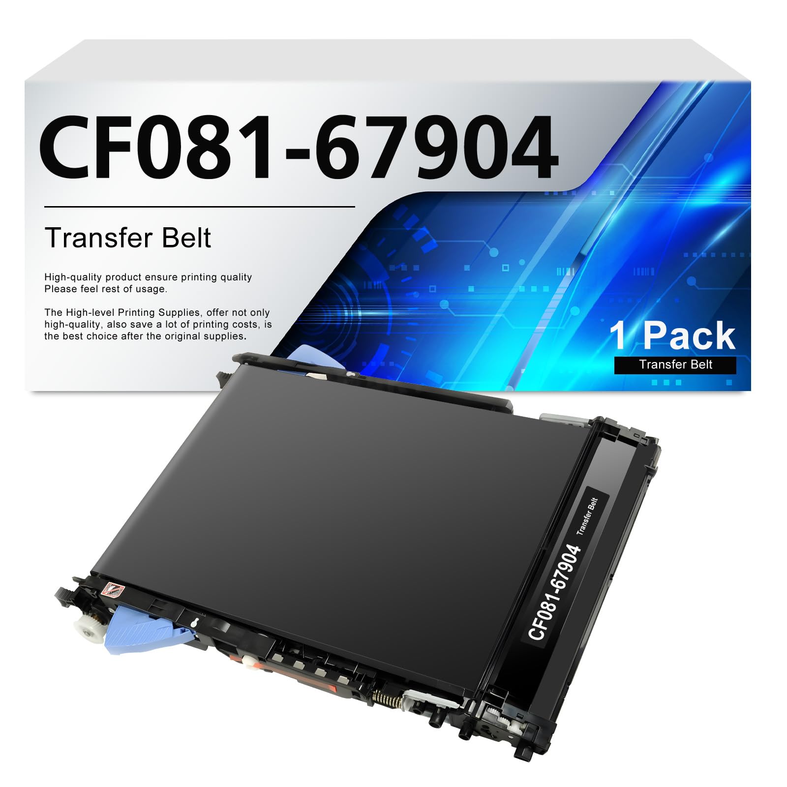 CF081-67904 Transfer Belt Kit Compatible for HP Color Laser CM3530 CP3525 M551 M570 M575 Series Printer Includes Intermediate Transfer Belt Assembly