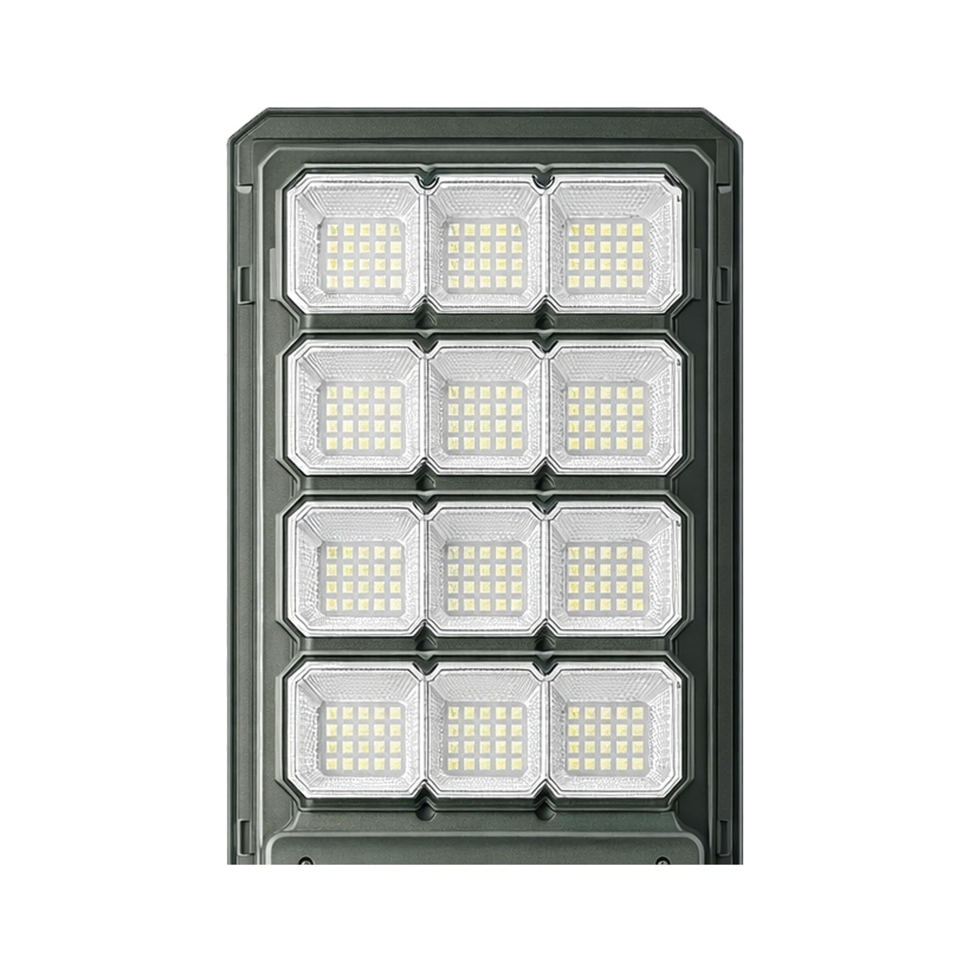 Generico Lampione Solare 800W con 360 LED, Sensore di Movimento Radar, IP67 Impermeabile, Telecomando, Timer Crepuscolare, Ricarica Solare Rapida per Giardino