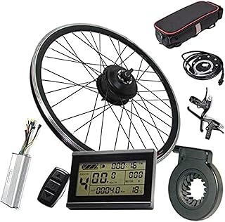 VERZ 48V 1500W Electric Bike Conversion Kit 20/24/26/27.5/28/29/700C Inch Electric Bike Motor Conversion Kit For Ebike Rear Hubs Ebike Motor Kit With Lcd,Rotaryflywheel,700c,Excellent1