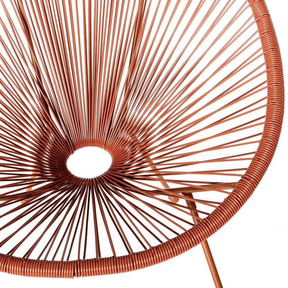 Sillón de jardín Acapulco Terracota Cuerda 72 x 77 x 84 cm