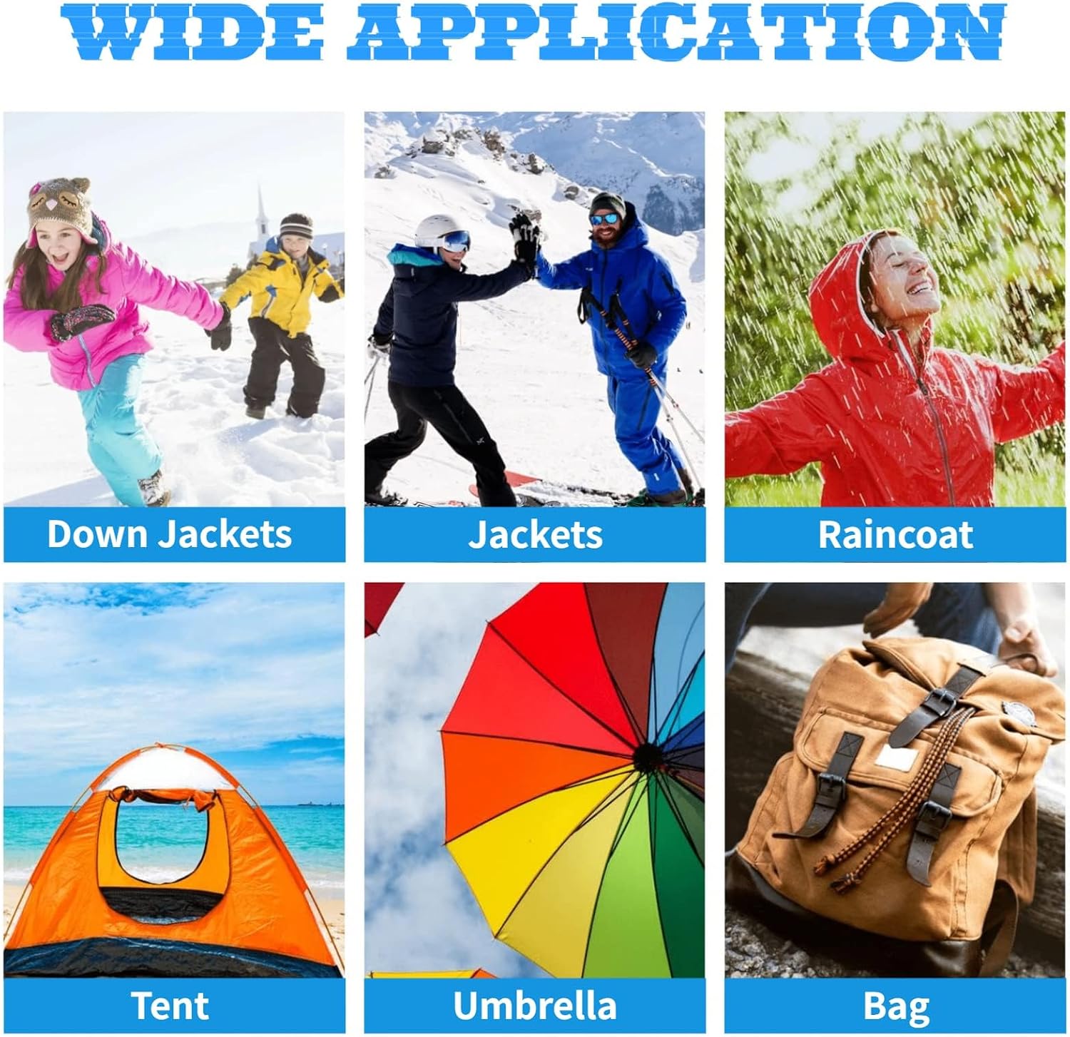 10 PCS Wide Self-Adhesive Nylon Repair Patches, Lightweight Black Waterproof Fabric Patch for Down Jacket, Clothing, Bags and Tents, 7.87 * 5.91inch