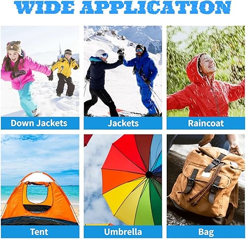 Vista 7 de 10 parches de reparación de nailon, parche de tela de nailon negro, parche de nailon autoadhesivo, parches de reparación impermeables