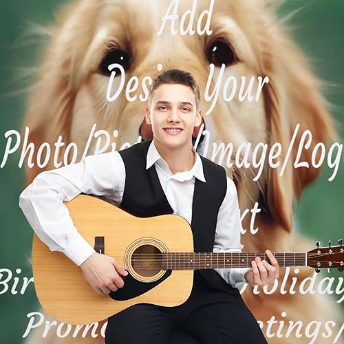 Miniatura 7 de Custom Backdrop Personalized Photo Studio Backgrounds Design Your Own Picture Text Photography Cloth Lighting Photobooth Props Birthday Holiday