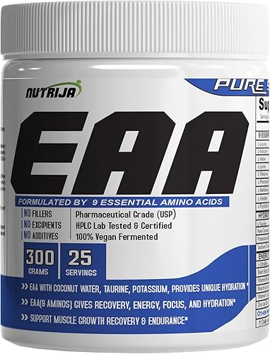 Miniatura 1 de Suplemento EAA (9 aminoácidos esenciales) con agua de coco  Mezcla de hidratación y matriz energética - 10.58 oz  Naranja picante