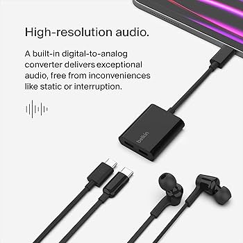スマートフォン本体 ブラック USB-C Amazon.co.jp: Belkin USB-C デュアルアダプター Andoroid