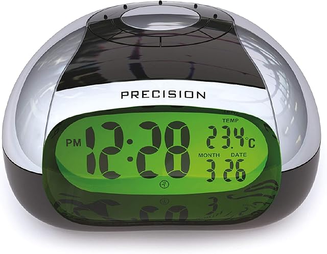PRECISION Alarm Clock, Black, One Size