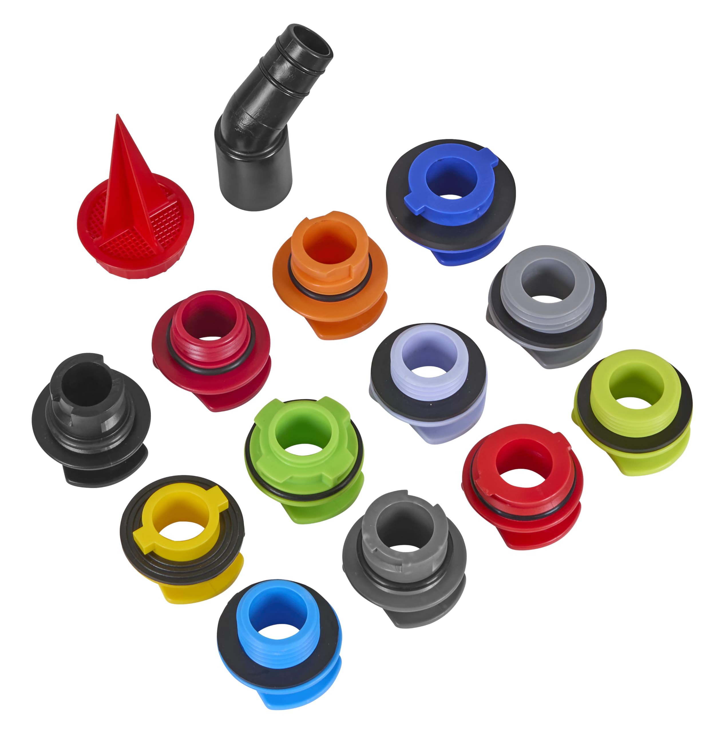 Sealey Master VS7107 Kit de remplissage d'entonnoir d'huile moteur 15 pièces