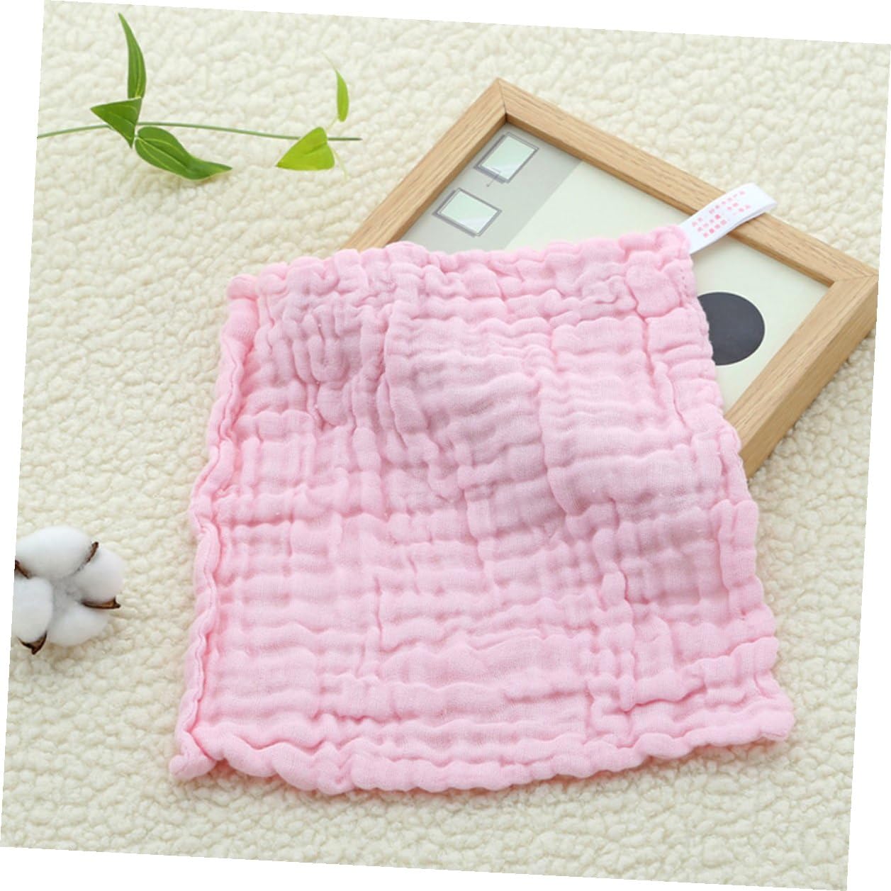 6pcs Muslin Burp Cloths Soft Absorbent Cotton Washcloths for Boys and Multifunctional Saliva and Sweat Towels for Newborns and Giving