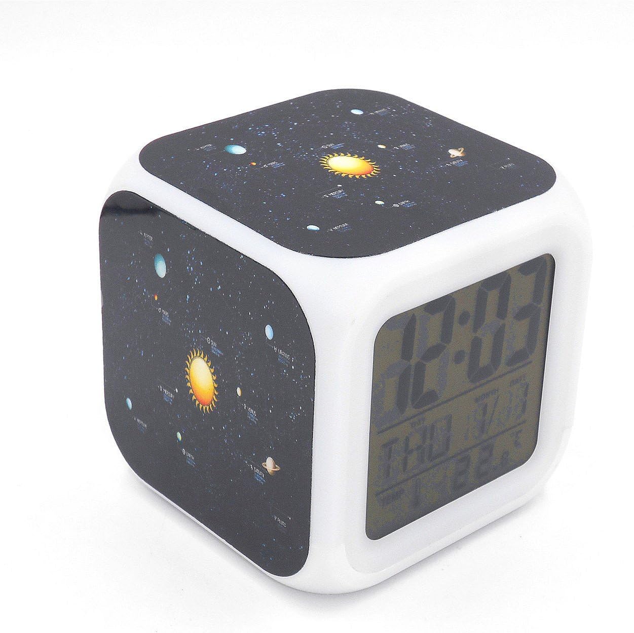BOYAN Led Alarm Clock Solar System Astronomy Design