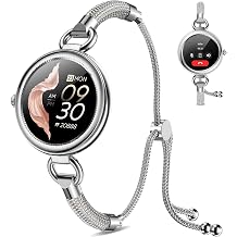 Smart Watch for Women - Answer/Make Call, 1.19" AMOLED, 24H Sleep & Fitness Tracker with HR/BP/SpO2/Stress, 100+ Sport Modes, Waterproof for iOS/Android