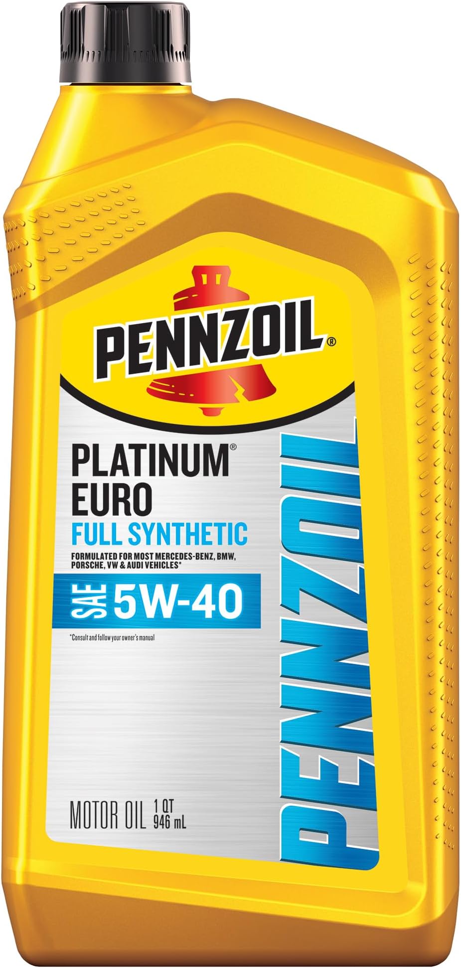 550051120 Platinum Euro Full Synthetic 5W-40 Motor Oil, 1 Quart