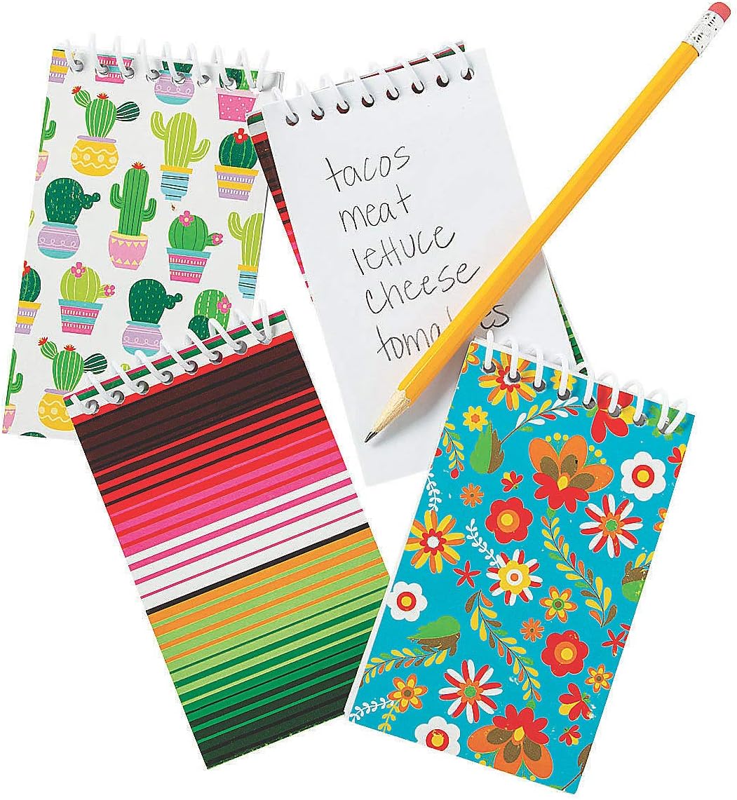 Fun Express Fiesta Notepads (1 Dozen) Stationery, Party