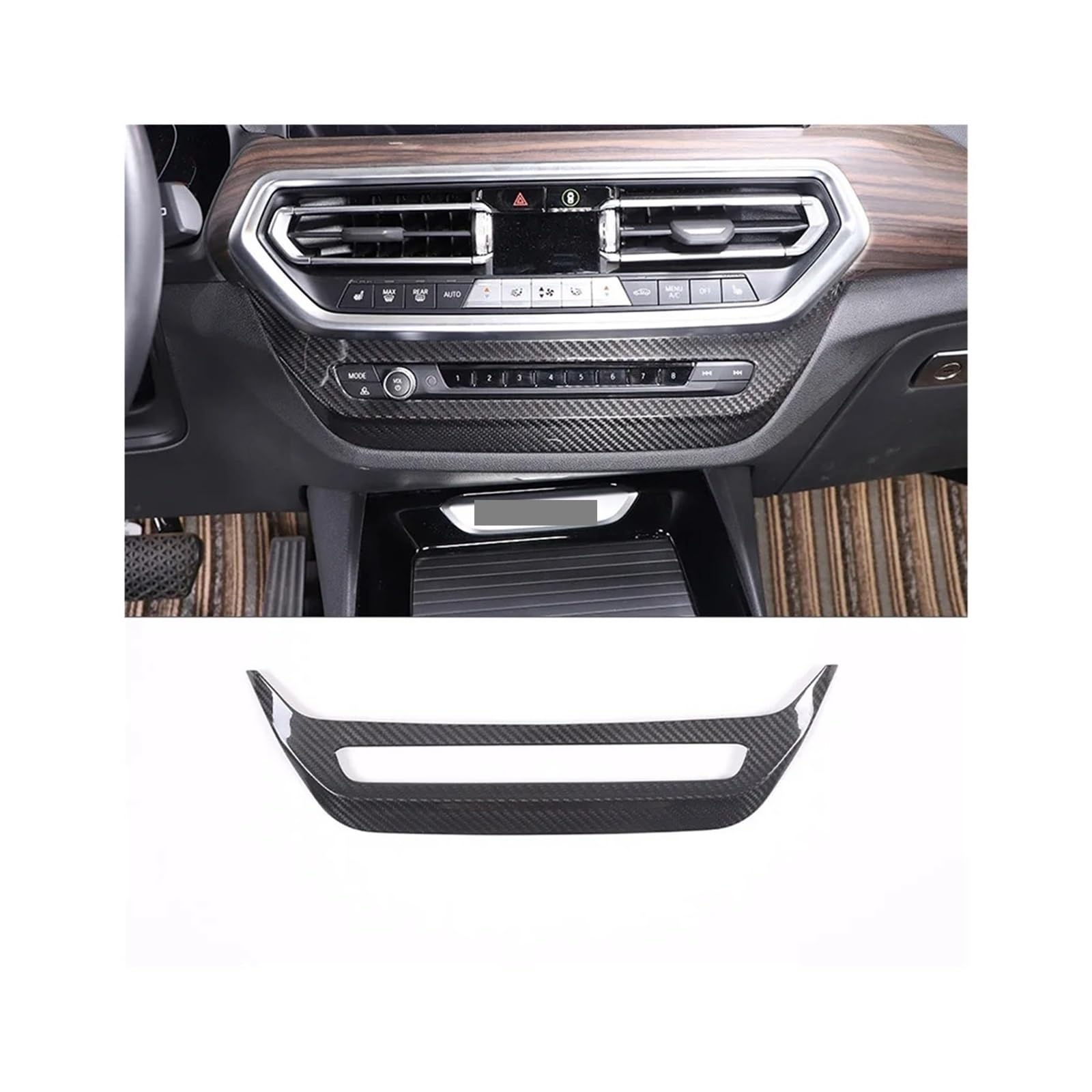 WEZGHYUXP Real Carbon Fiber Compatible with BMW X3 X4 G01 G02 2018-2022