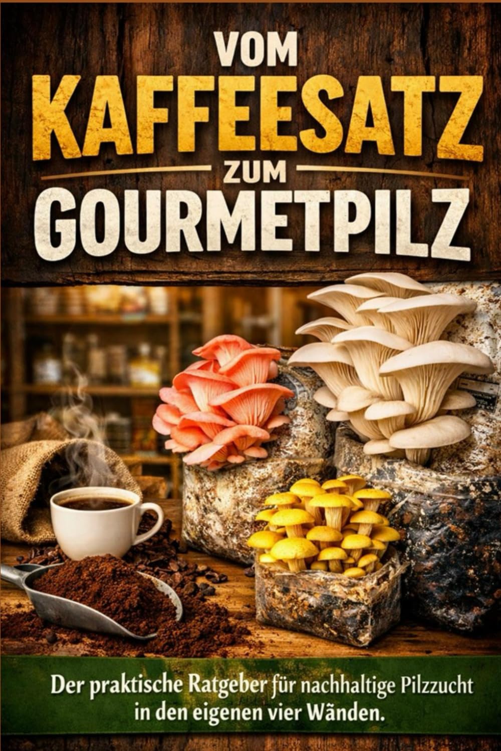 Vom Kaffeesatz zum Gourmetpilz: Der praktische Ratgeber für nachhaltige Pilzzucht in den eigenen vier Wänden