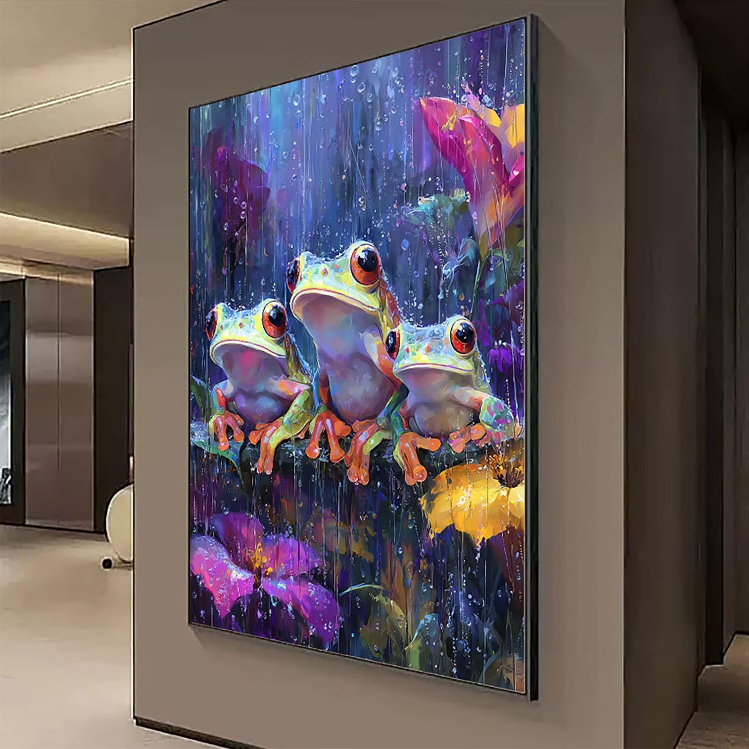 Pary Diamentowe Malarstwo Kompletny Zestaw, DIY Babcia Diamentowe Malarstwo Duże 120 x 90 cm, 5D Diamenty Kryształ Sztuka Haft krzyżykowy Zestaw Sztuk, DIY Obrazy Diamentowe Malowanie Dekoracja Domu W
