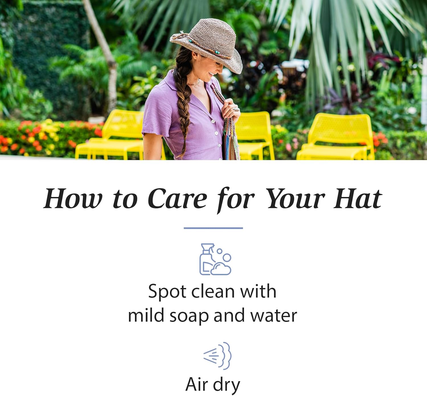 Wallaroo Hat Company Women’s Petite Catalina Cowboy – Natural Fiber, Adjustable Sizing for Smaller Crown Sizes – Chic Sun Hat - Image 6