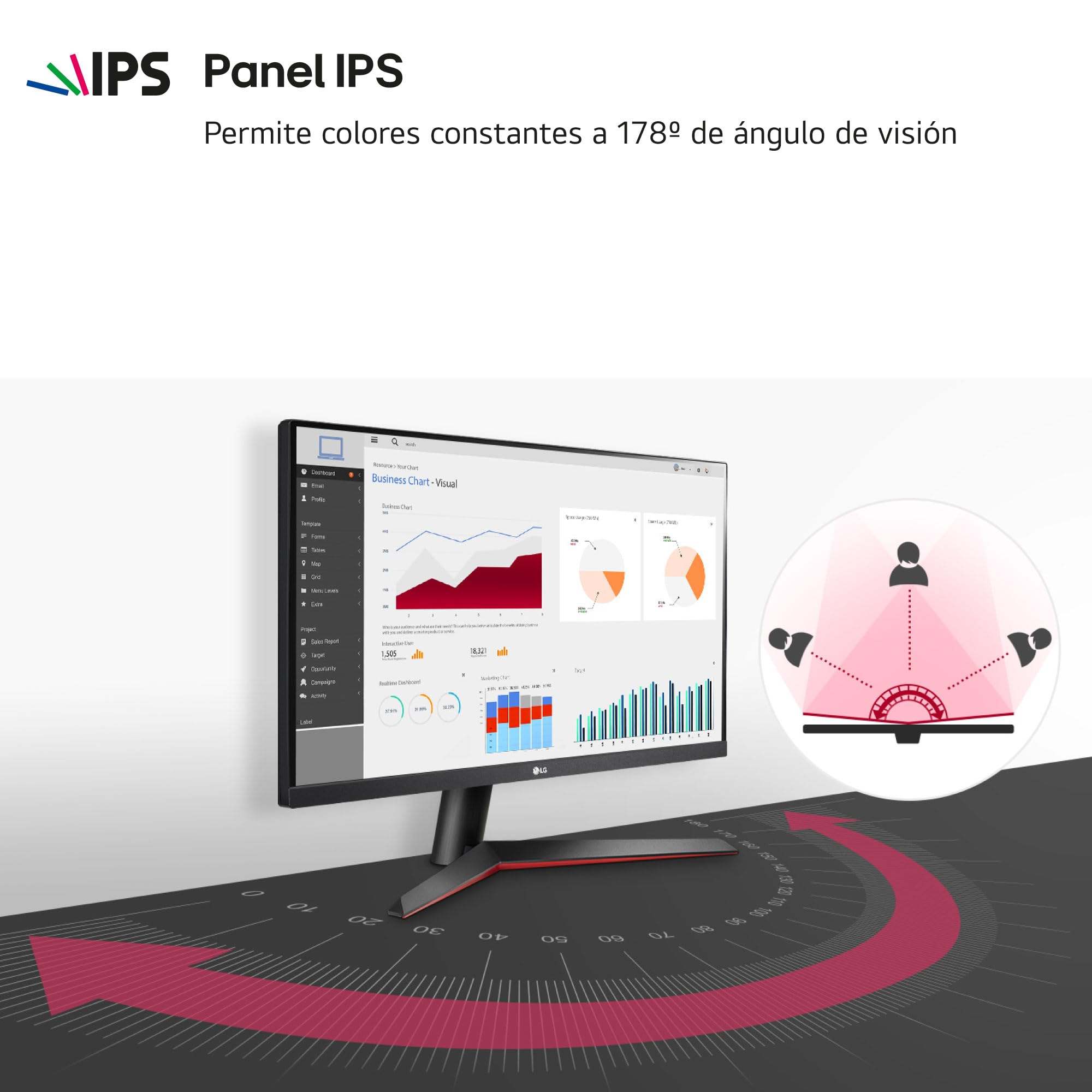Monitor LG 32MP60G-B 31,5" FHD HDMI Zwart