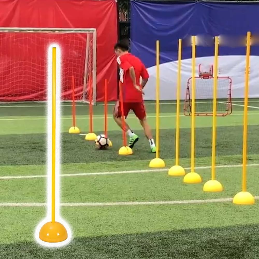 Amazon | トレーニング・アジリティ・ポール 5 セット サッカー