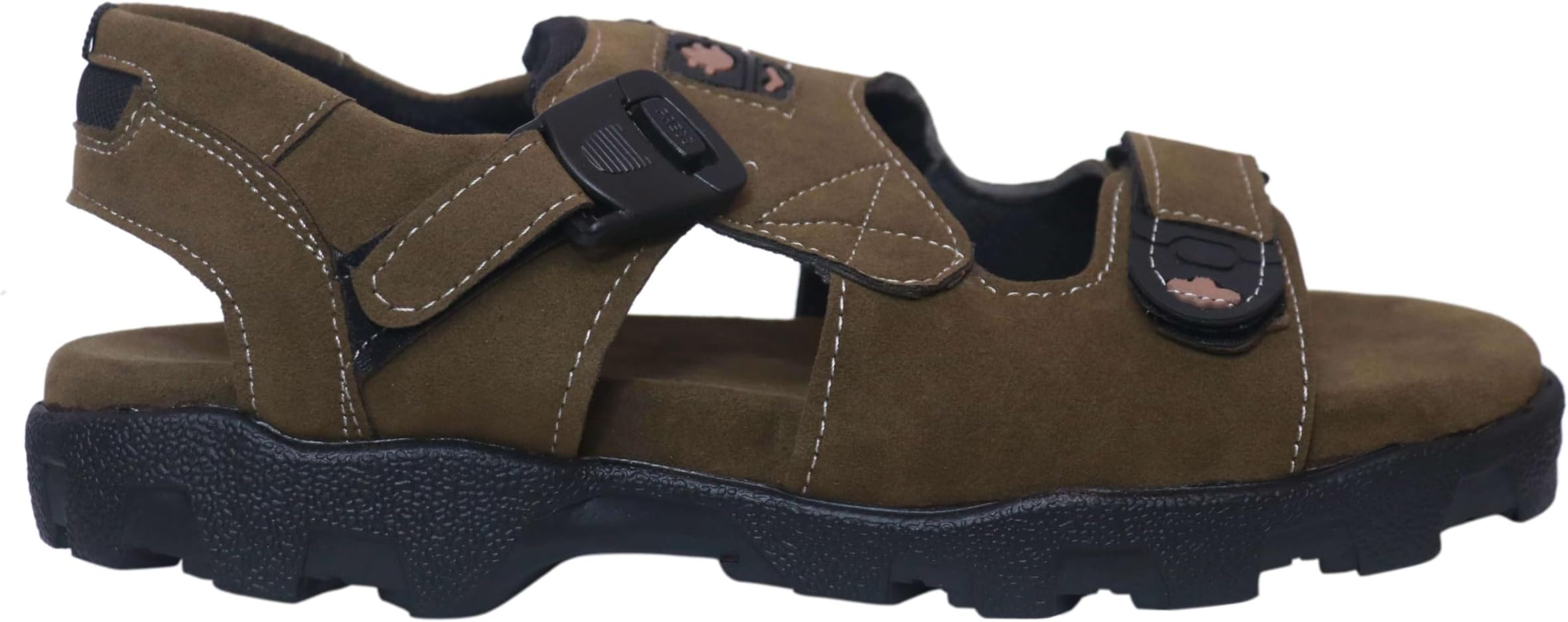 Men's Suede Sports Sandals | Adjustable Strap Design | Lightweight Airmix Sole | Comfortable Sandals | Anti-Slip Casual Footwear