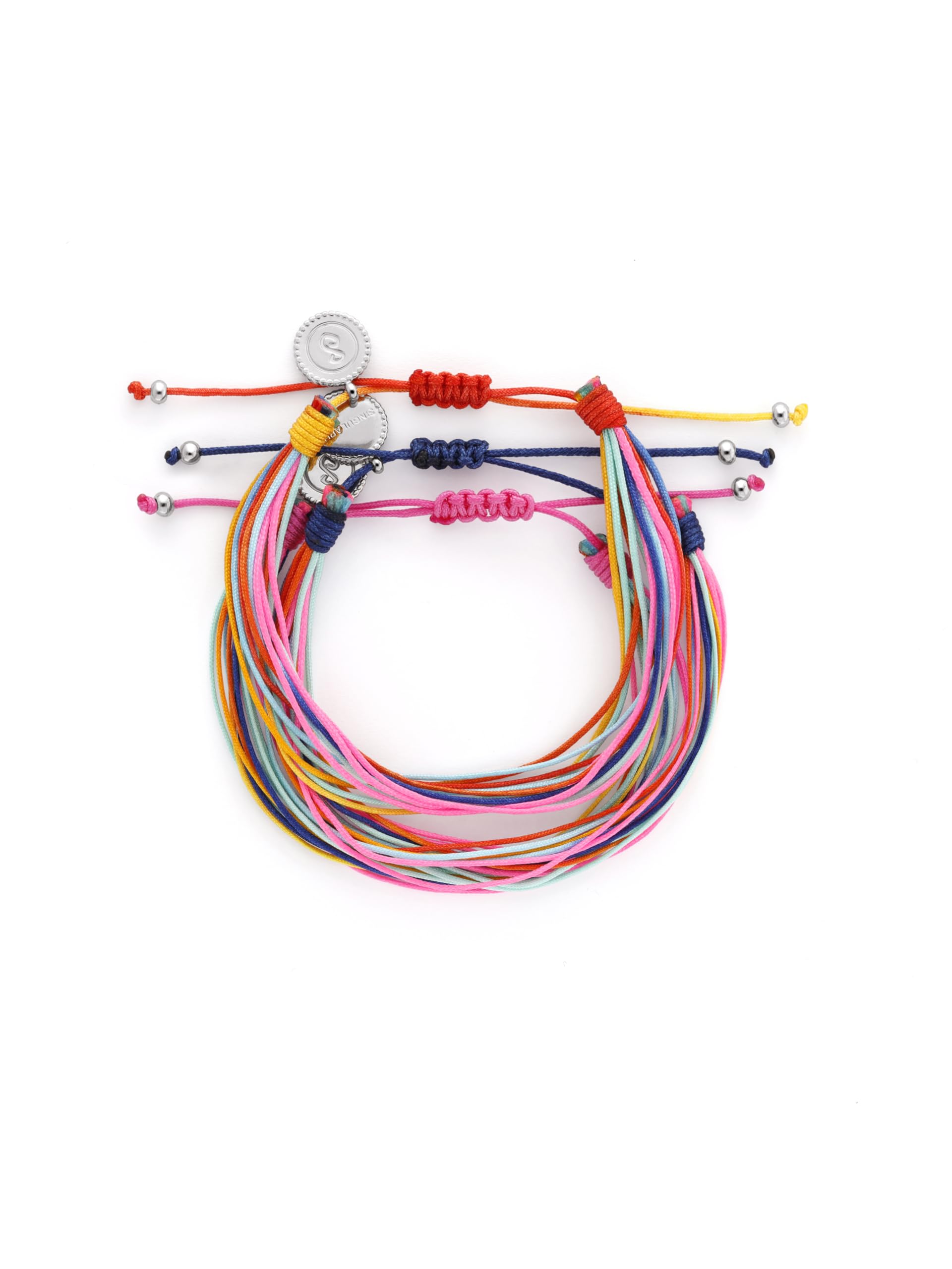 SINGULARU - Pack 3 Pulseras Forest Rainbow. Acero. Joyas Para Mujer. en oferta en Amazon