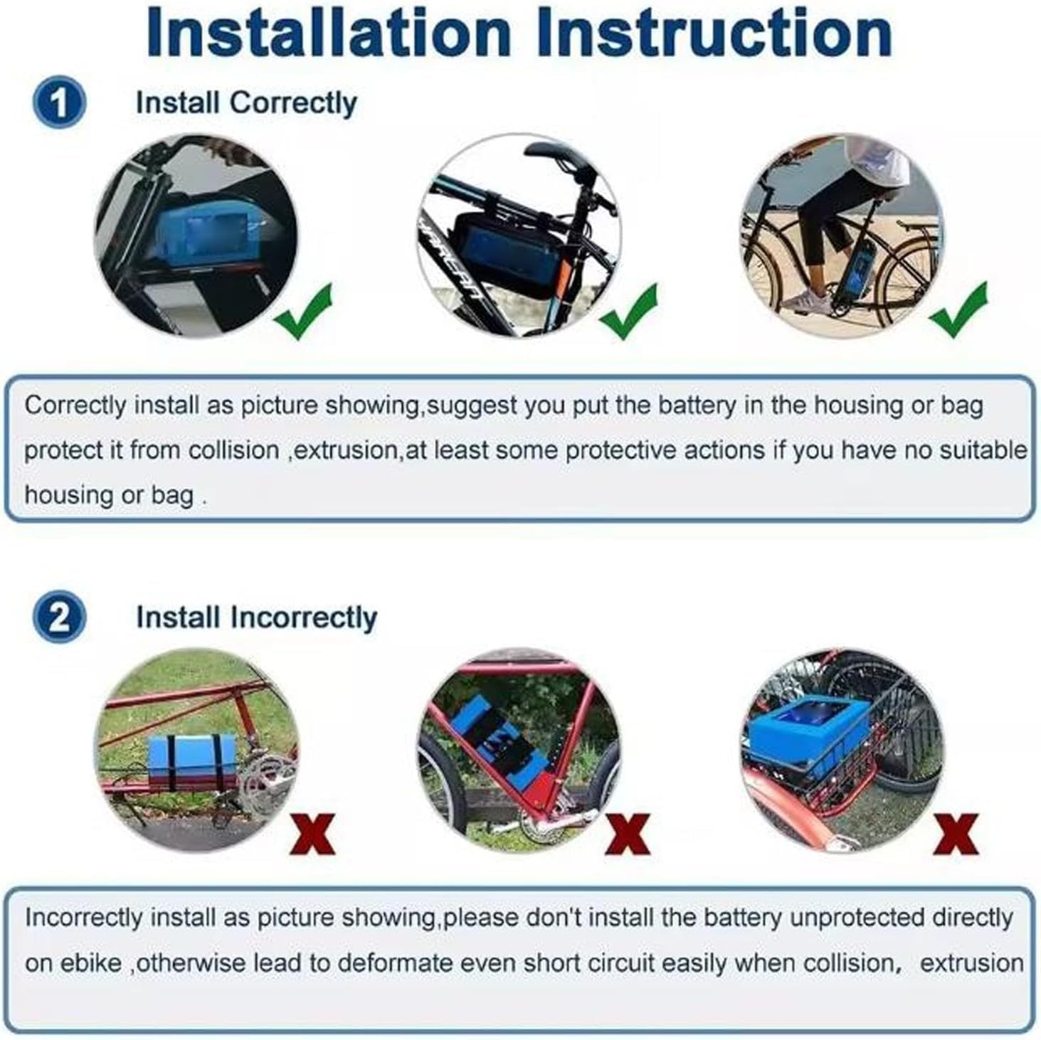 Batteria per e-Bike da 36 V 40 Ah 10S5P, con BMS Integrato e Caricabatterie di Ricambio, Compatibile con Motori per Biciclette elettriche da 100 W a 500 W. XT60